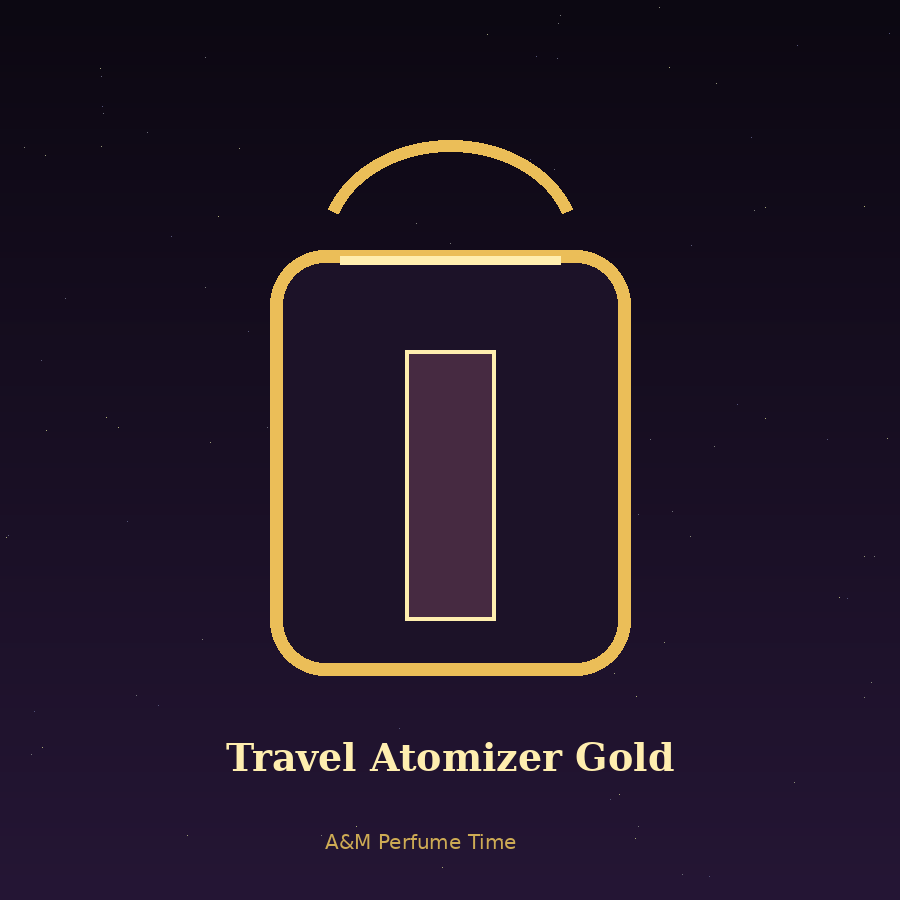 Travel Atomizer Gold